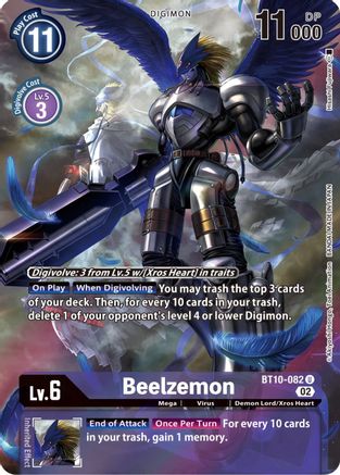 Beelzemon (Alternate Art) (BT10-082) [Xros Encounter] Foil - Deck Out Gaming