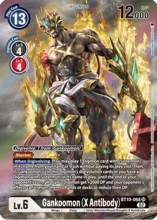 Gankoomon (X Antibody) (Alternate Art) (BT10-068) [Xros Encounter] Foil - Deck Out Gaming