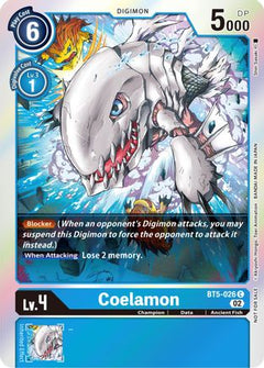 Coelamon (Official Tournament Pack Vol. 7) (BT5-026) [Battle of Omni] Foil - Deck Out Gaming