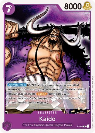 Kaido (Promotion Pack 2022) (P-005) [One Piece Promotion Cards] - Deck Out Gaming