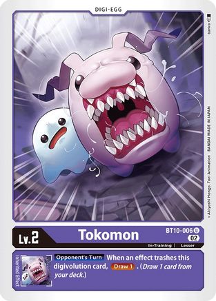 Tokomon (BT10-006) [Xros Encounter] - Deck Out Gaming