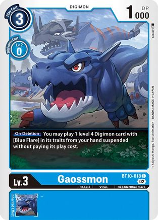 Gaossmon (BT10-018) [Xros Encounter] - Deck Out Gaming