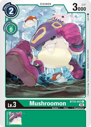 Mushroomon (BT10-043) [Xros Encounter] - Deck Out Gaming