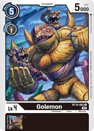 Golemon (BT10-062) [Xros Encounter] - Deck Out Gaming