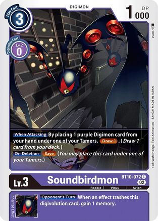 Soundbirdmon (BT10-072) [Xros Encounter] - Deck Out Gaming