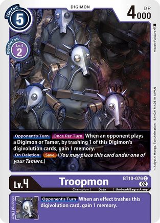 Troopmon (BT10-076) [Xros Encounter] - Deck Out Gaming