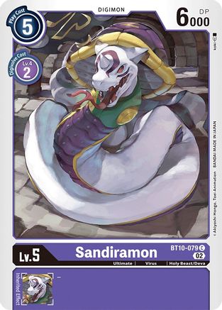 Sandiramon (BT10-079) [Xros Encounter] - Deck Out Gaming