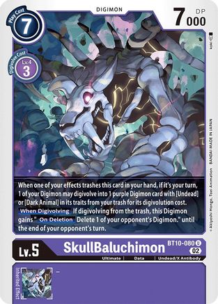 SkullBaluchimon (BT10-080) [Xros Encounter] - Deck Out Gaming