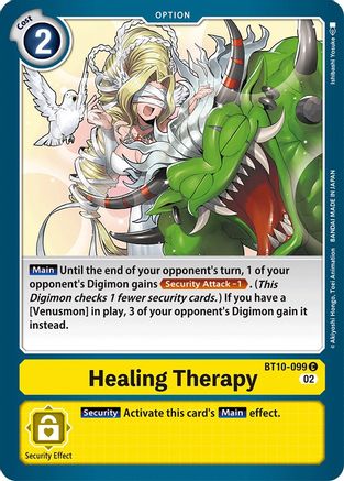 Healing Therapy (BT10-099) [Xros Encounter] - Deck Out Gaming