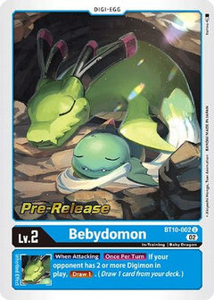 Bebydomon (BT10-002) [Xros Encounter Pre-Release Cards] Foil - Deck Out Gaming