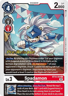 Spadamon (BT10-059) [Xros Encounter Pre-Release Cards] Foil - Deck Out Gaming