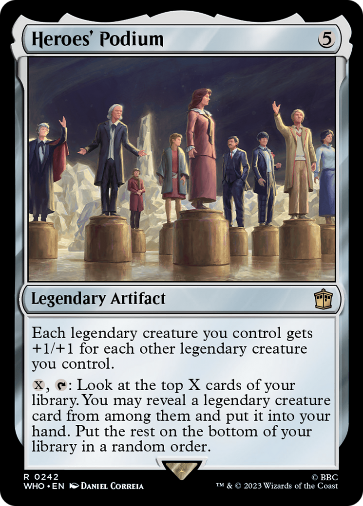 Heroes' Podium (242) [Doctor Who] - Deck Out Gaming