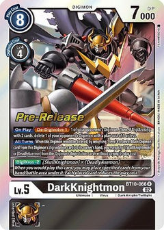 DarkKnightmon (BT10-066) [Xros Encounter Pre-Release Cards] Foil - Deck Out Gaming