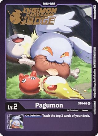 Pagumon (Judge Pack 2) (ST6-01) [Starter Deck 06: Venomous Violet] Foil
