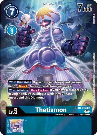 Thetismon (Alternate Art) (BT10-023) [Xros Encounter] Foil - Deck Out Gaming