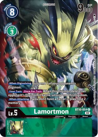 Lamortmon (Alternate Art) (BT10-054) [Xros Encounter] Foil - Deck Out Gaming