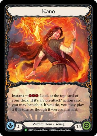 Kano - HER072 (HER072) [Flesh and Blood: Promo Cards] Cold Foil - Deck Out Gaming