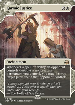 Karmic Justice (7) [Wilds of Eldraine: Enchanting Tales] - Deck Out Gaming
