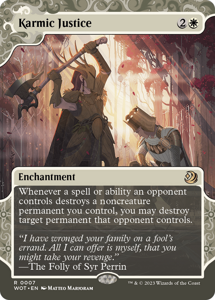 Karmic Justice (7) [Wilds of Eldraine: Enchanting Tales] - Deck Out Gaming