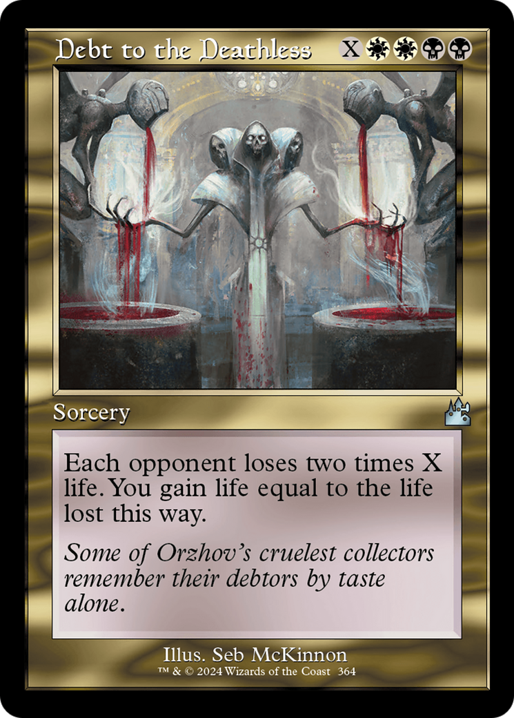 Debt to the Deathless (Retro Frame) (364) [Ravnica Remastered] foil - Deck Out Gaming