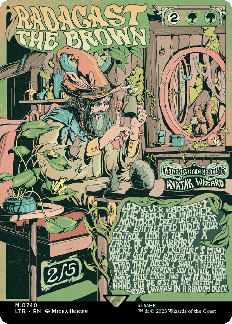 Radagast the Brown (Borderless Poster) (740) [The Lord of the Rings: Tales of Middle-earth] - Deck Out Gaming