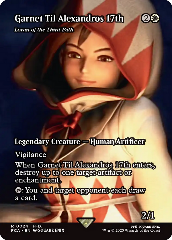 Garnet Til Alexandros 17th - Loran of the Third Path (Showcase) (24) [FINAL FANTASY: Through the Ages] foil - Deck Out Gaming