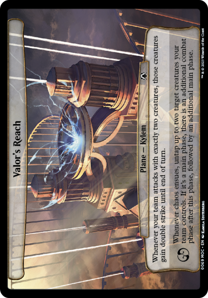 Valor's Reach (69) [March of the Machine Commander] - Deck Out Gaming