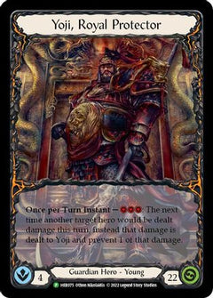 Yoji, Royal Protector - HER075 (HER075) [Flesh and Blood: Promo Cards] Cold Foil - Deck Out Gaming