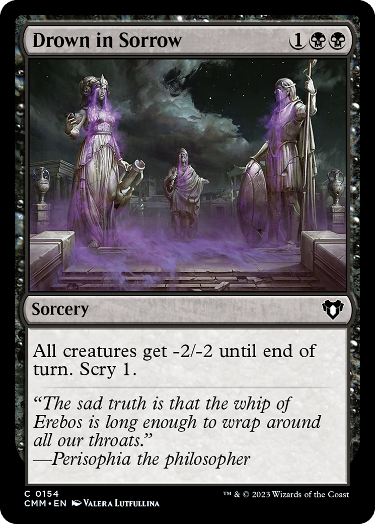 Drown in Sorrow (154) [Commander Masters] foil - Deck Out Gaming