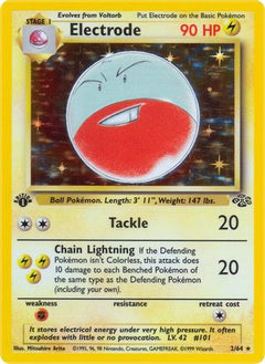 Electrode (2) (2) [Jungle] 1st Edition Holofoil - Deck Out Gaming