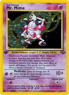 Mr. Mime (6) (6) [Jungle] 1st Edition Holofoil - Deck Out Gaming