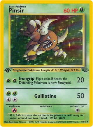 Pinsir (9) [Jungle] 1st Edition Holofoil - Deck Out Gaming