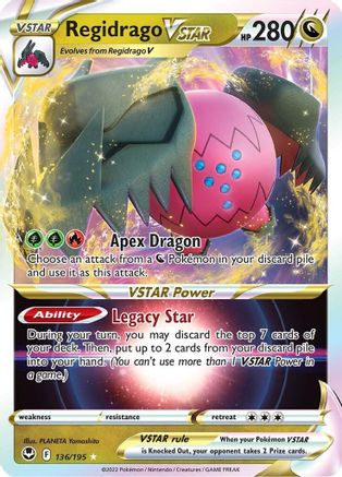 Regidrago VSTAR (136) [SWSH12: Silver Tempest] Holofoil - Deck Out Gaming