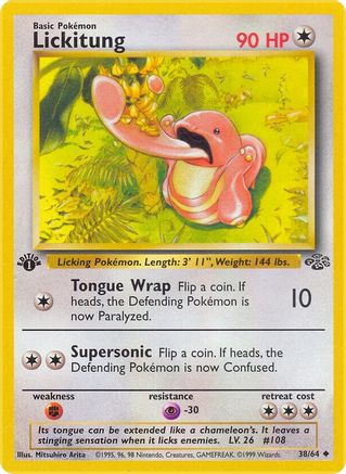 Lickitung (38) [Jungle] 1st Edition - Deck Out Gaming