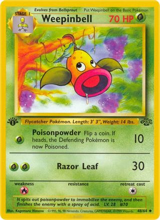 Weepinbell (48) [Jungle] 1st Edition - Deck Out Gaming