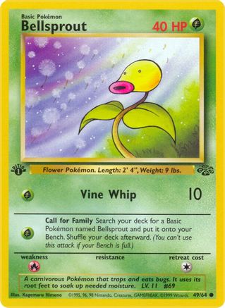 Bellsprout (49) [Jungle] 1st Edition - Deck Out Gaming