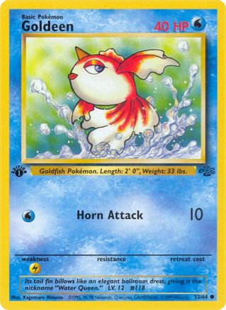 Goldeen (53) [Jungle] 1st Edition - Deck Out Gaming
