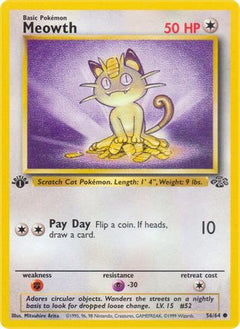 Meowth (56) [Jungle] 1st Edition - Deck Out Gaming