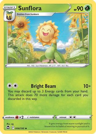 Sunflora (6) [SWSH12: Silver Tempest] - Deck Out Gaming