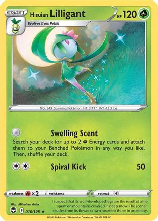 Hisuian Lilligant (10) [SWSH12: Silver Tempest] - Deck Out Gaming