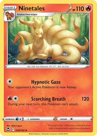 Ninetales (18) [SWSH12: Silver Tempest] Reverse Holofoil - Deck Out Gaming