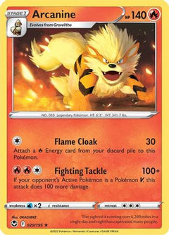 Arcanine (20) [SWSH12: Silver Tempest] - Deck Out Gaming