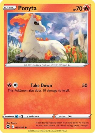 Ponyta (21) [SWSH12: Silver Tempest] - Deck Out Gaming