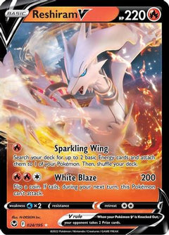 Reshiram V (24) [SWSH12: Silver Tempest] Holofoil - Deck Out Gaming