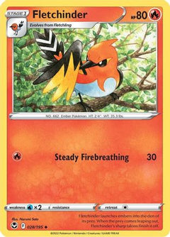 Fletchinder (28) [SWSH12: Silver Tempest] - Deck Out Gaming