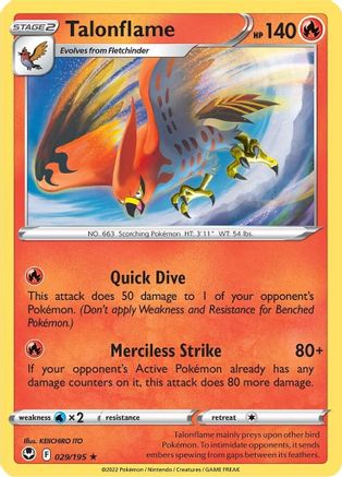 Talonflame (29) [SWSH12: Silver Tempest] - Deck Out Gaming