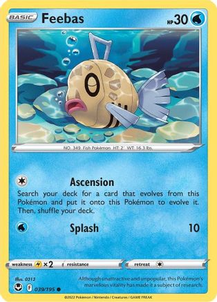 Feebas (39) [SWSH12: Silver Tempest] - Deck Out Gaming