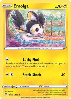 Emolga (54) [SWSH12: Silver Tempest] Reverse Holofoil - Deck Out Gaming