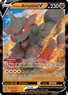 Hisuian Arcanine V (90) [SWSH12: Silver Tempest] Holofoil - Deck Out Gaming