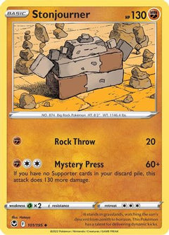 Stonjourner (101) [SWSH12: Silver Tempest] Reverse Holofoil - Deck Out Gaming